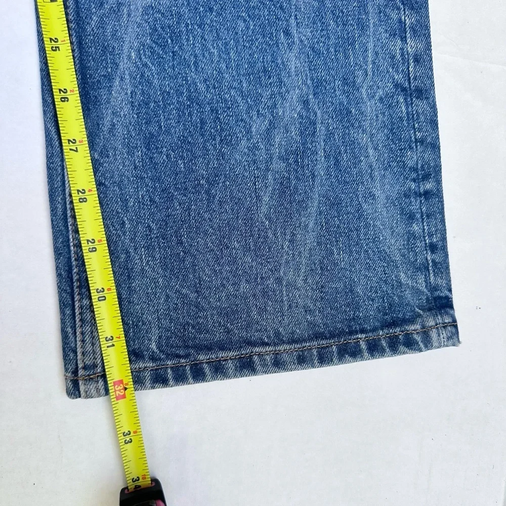 Guess Men's Distressed Blue Slim Boot Jeans